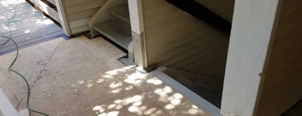 Wood Solutions multi-family building stairs repairs